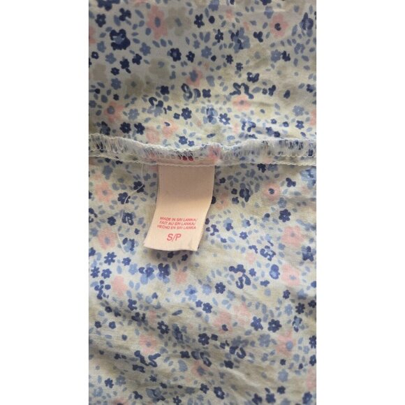 Victoria's Secret floral Sleep Shirt multicolor cotton Women's size S - Picture 10 of 11